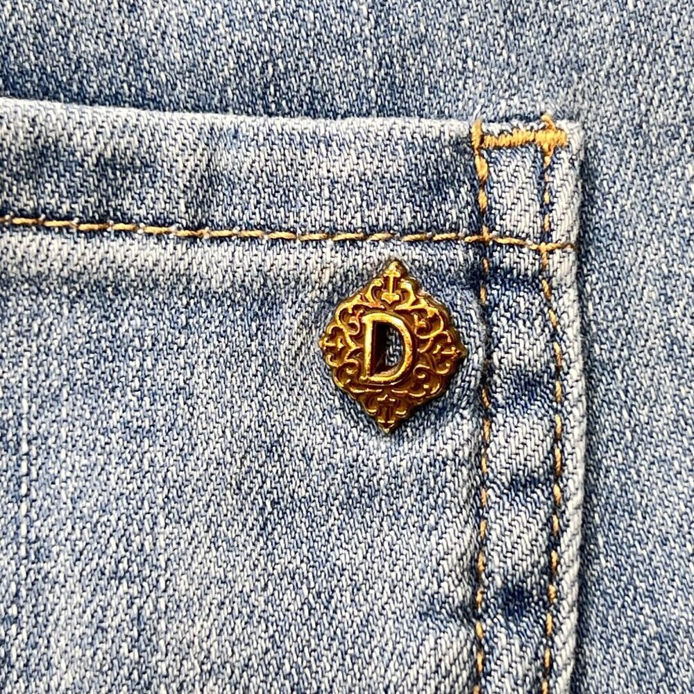 Democracy Blue Jeans Ab Technology Stretch Denim Womens Sz 10 Pockets - Picture 6 of 16